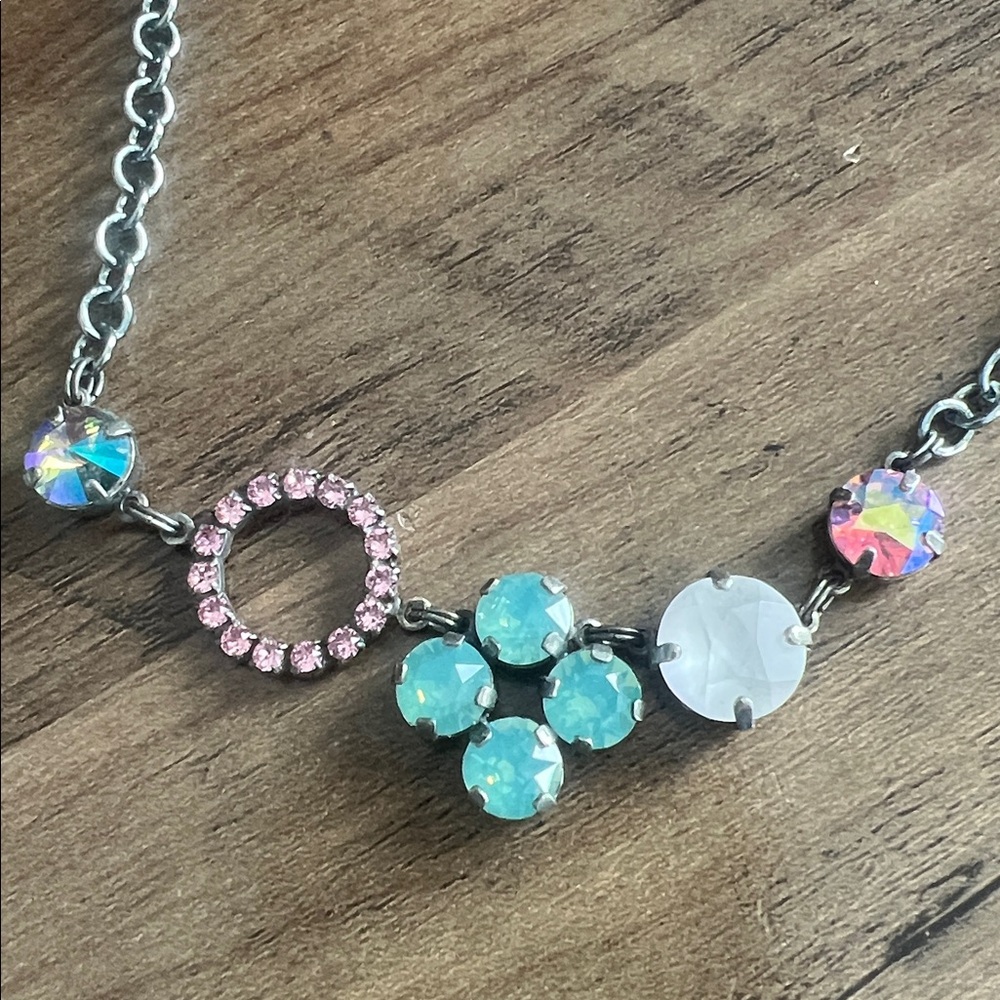 Sabika multi stone necklace